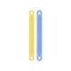 Periwinkle & Yellow